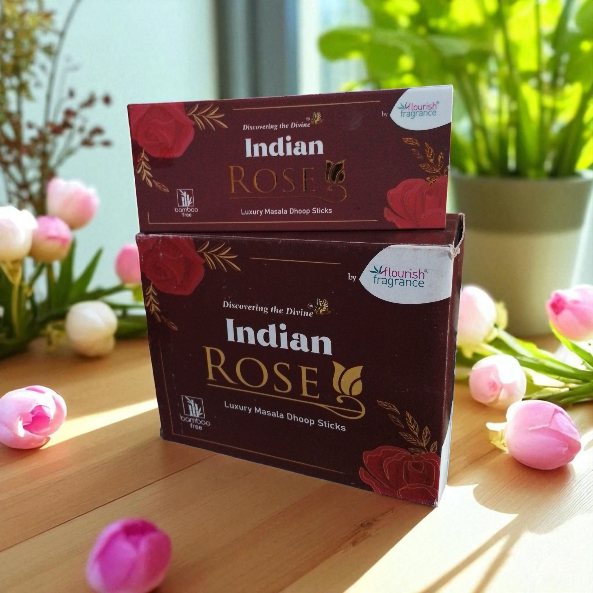 FLOURISH Indian Rose Dhoop Sticks